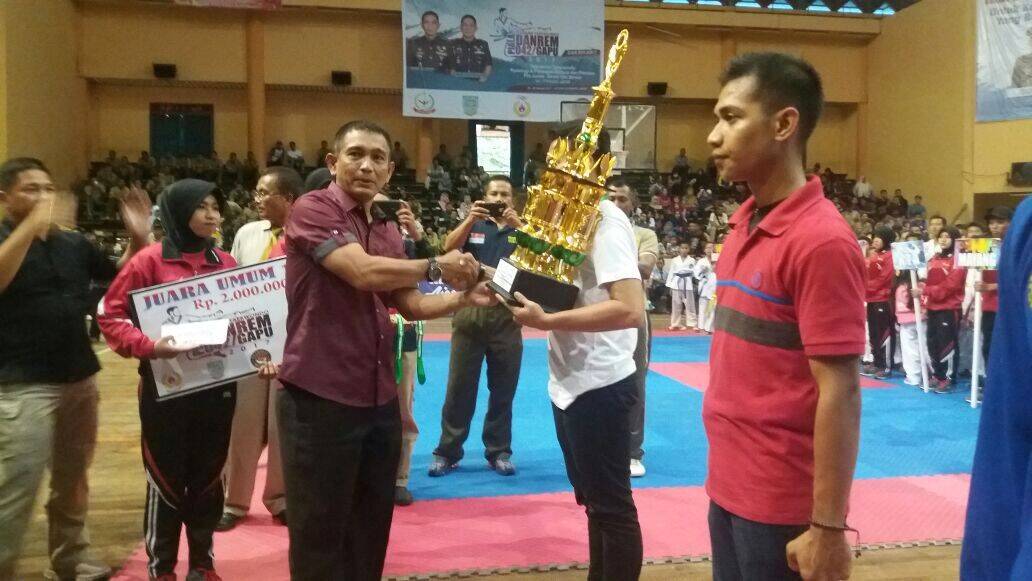 Kota Jambi Raih Juara Umum Taekwondo Piala Danrem