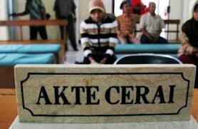 Perceraian Kota Jambi Didominasi Cerai Gugat