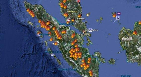 BMKG: 11 Titik Panas Terpantau di Jambi