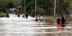 Jalan Depan Koramil Tungkalilir Langganan Banjir