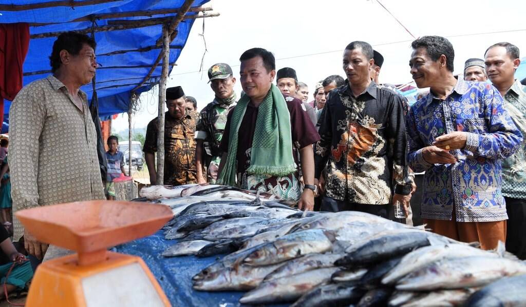 H Al Haris Resmikan Pasar Sabtu-Minggu Baru Nalo