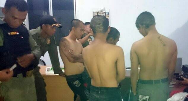 Pol PP Sungaipenuh Amankan Anak Punk