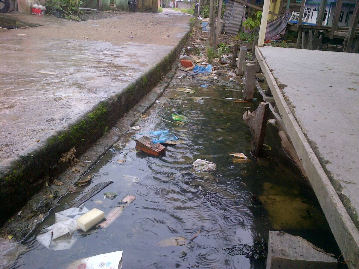 Warga Tungkal Harapan Harap Ada Pembangunan Drainase