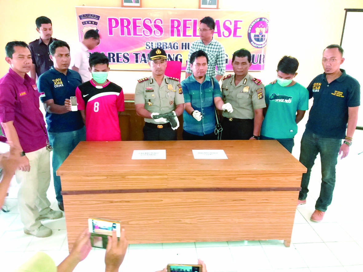 Pelaku Curas dan Curanmor di Tanjabtim Dicokot Polisi