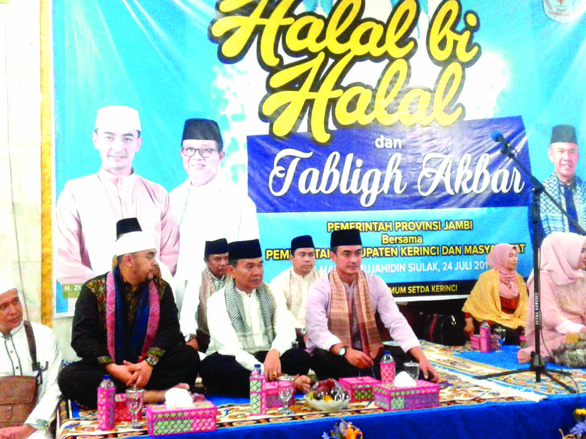 Kerinci Halal Bi Halal Dengan Gubernur Jambi