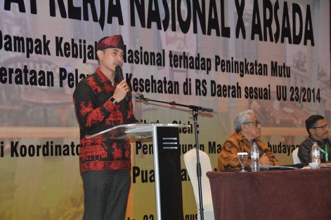 Zola Paparkan Kebijakan Kesehatan di Rakernas Arsada