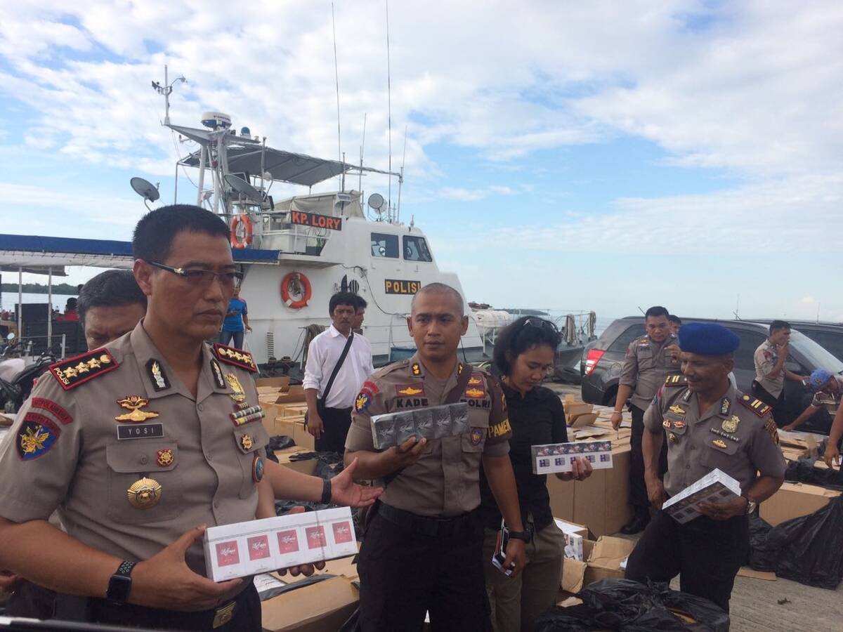 Ratusan Ribu Bungkus Rokok Ilegal Berhasil Diamankan