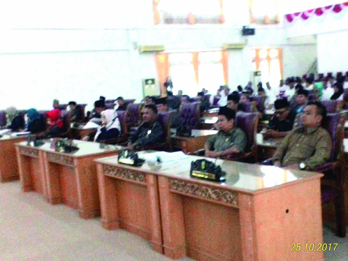 DPRD Tebo Gelar Paripurna Ranperda RPJMD 2017-2022