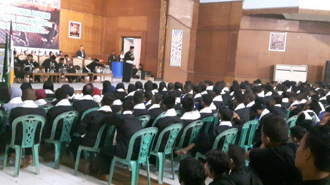 Ratusan Siswa PSHT Batanghari Disahkan Menjadi Warga Baru