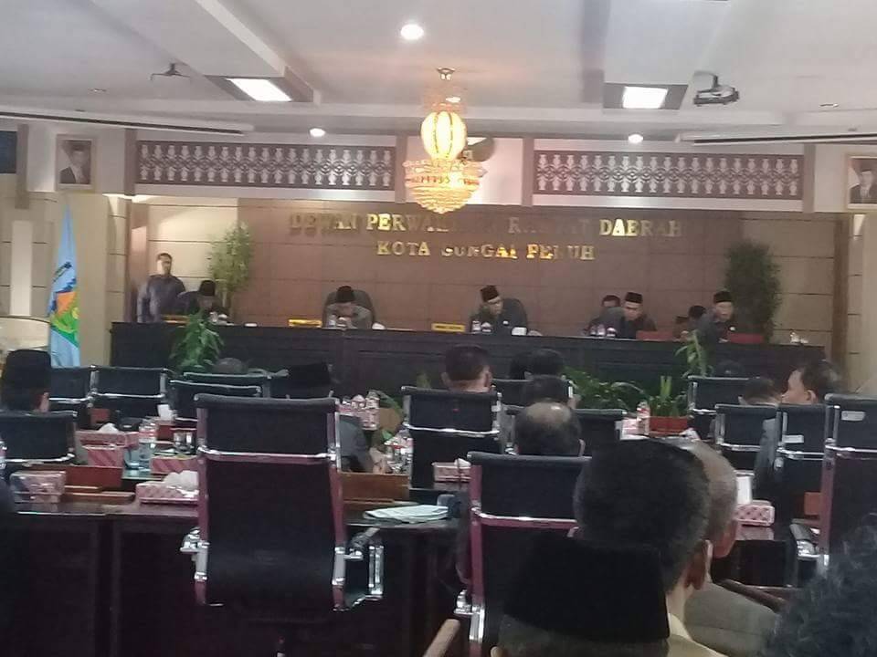 Ranperda Pembentukan Perusahaan Air Minum Kota Sungaipenuh Disampaikan ke Dewan
