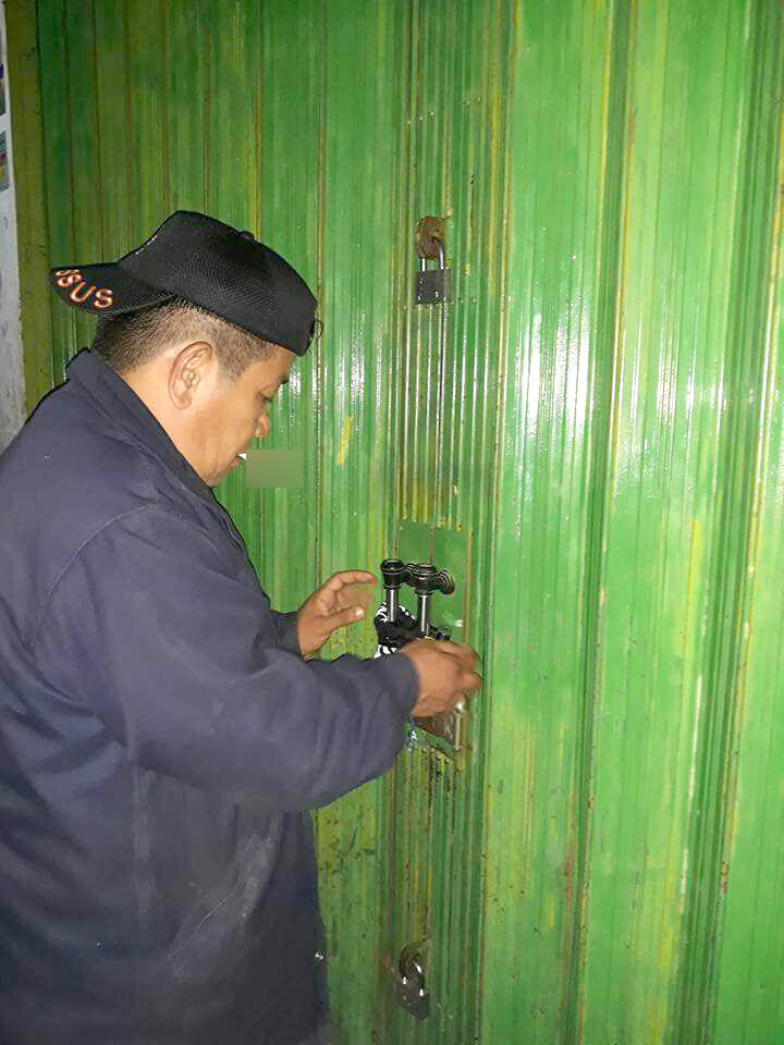 10 Kios Kincai Plaza, Nunggak Satu Diantaranya Disegel