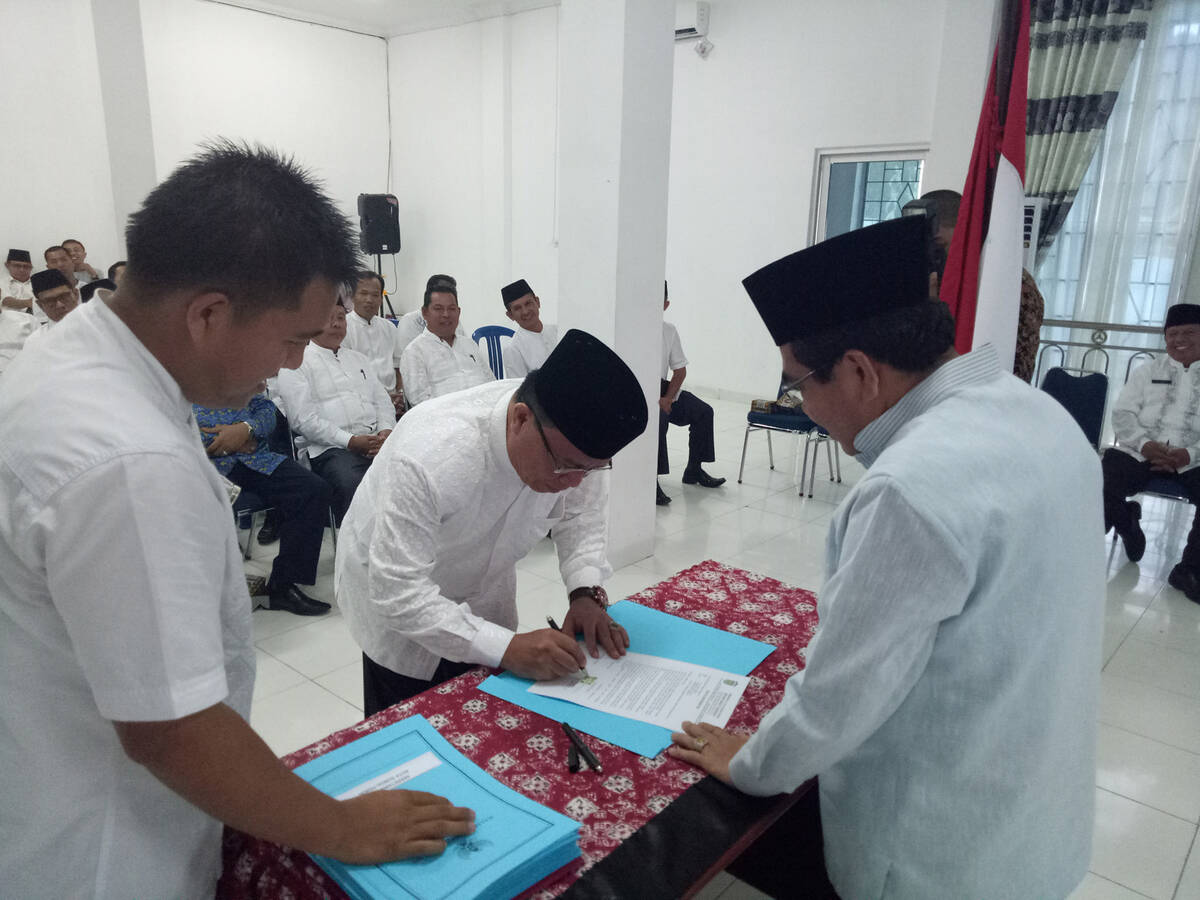 Kepala SKPD Tandatangani Fakta Integritas