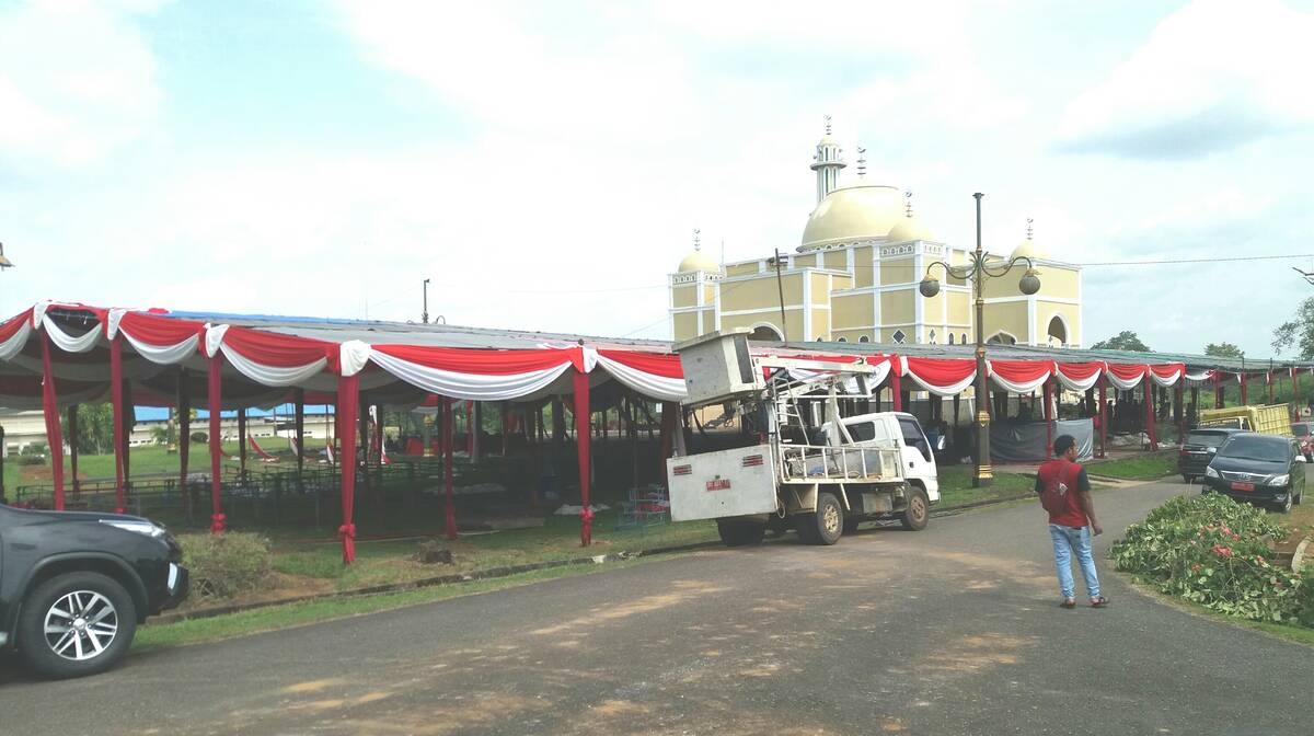 Sambut Ustadz Abdul Somad, Pemkab Tanjabtim Dirikan 185 Unit Tenda