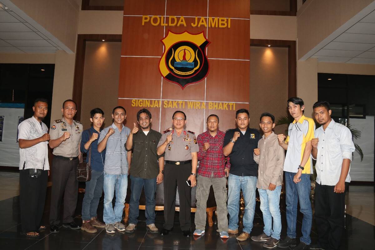 Kapolda Jambi dan IWO Sepakat Perangi Berita Hoax