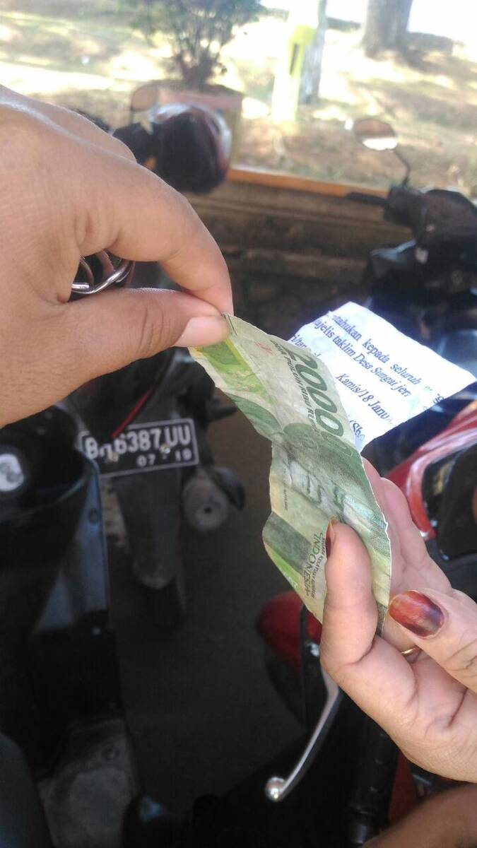 Upal Pecahan 20 Ribu, Beredar di Kerinci dan Sungaipenuh