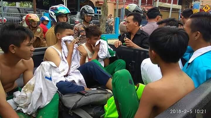 Tawuran Antar Pelajar Terjadi,  Empat Siswa Diamankan Polisi