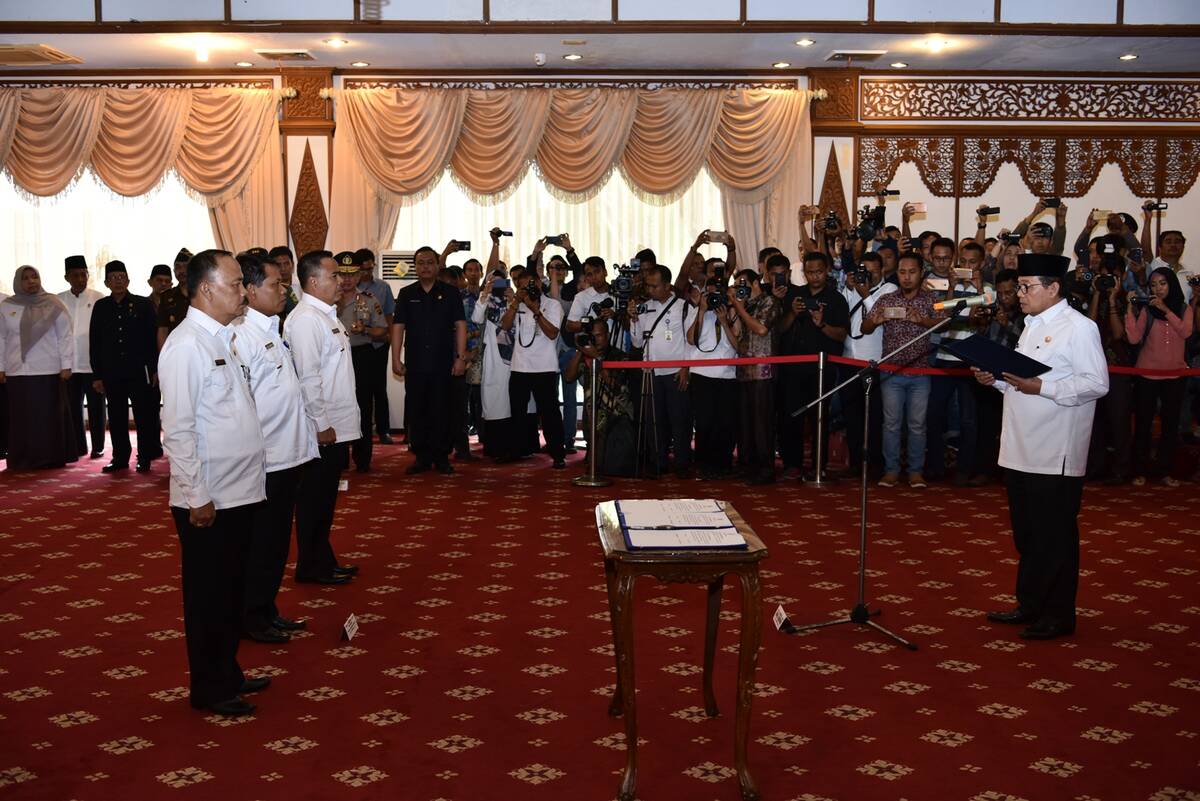 Wagub Lantik Pjs Bupati dan Walikota