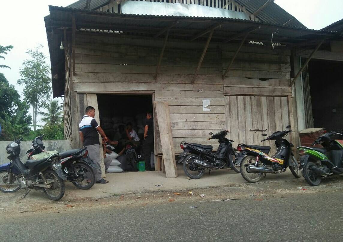 1,35 Ton Beras Milik Warga Digondol Maling
