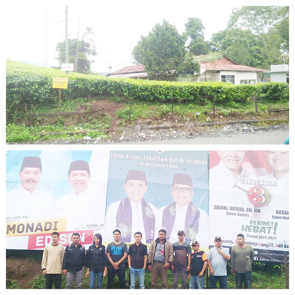 Baliho Cabup-Cawabup Bupati Kerinci Raib