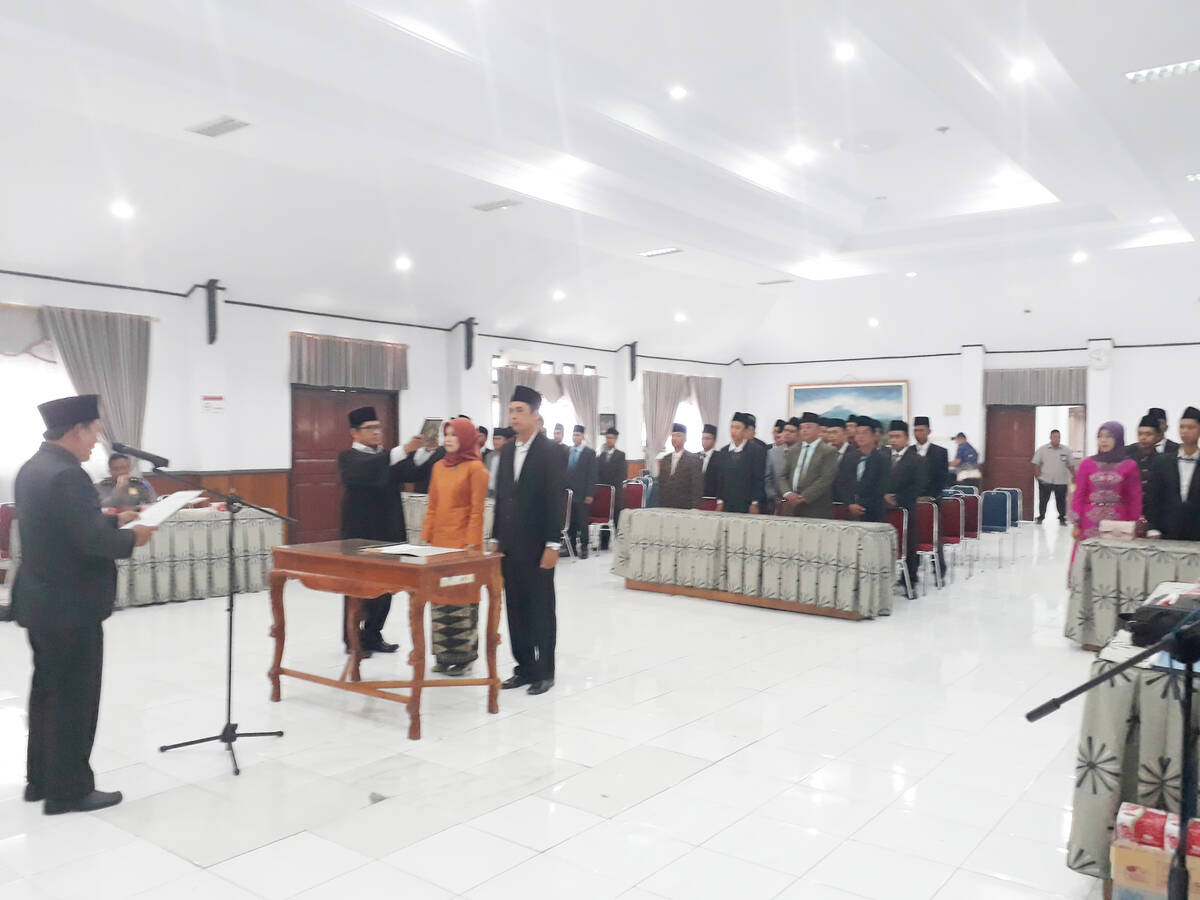 48 PPK Pemilu 2019, Diambil Sumpahnya