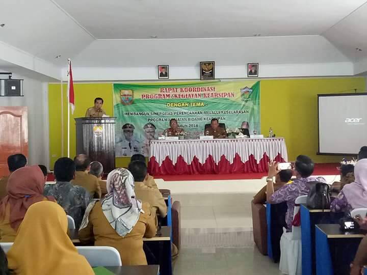 Wako Hadiri Rakor Kearsipan Tingkat Provinsi Jambi