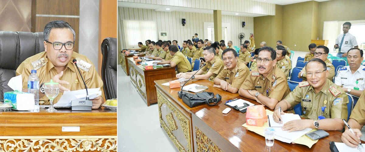Pjs Bupati Merangin Buka Raker Camat Tahap Pertama