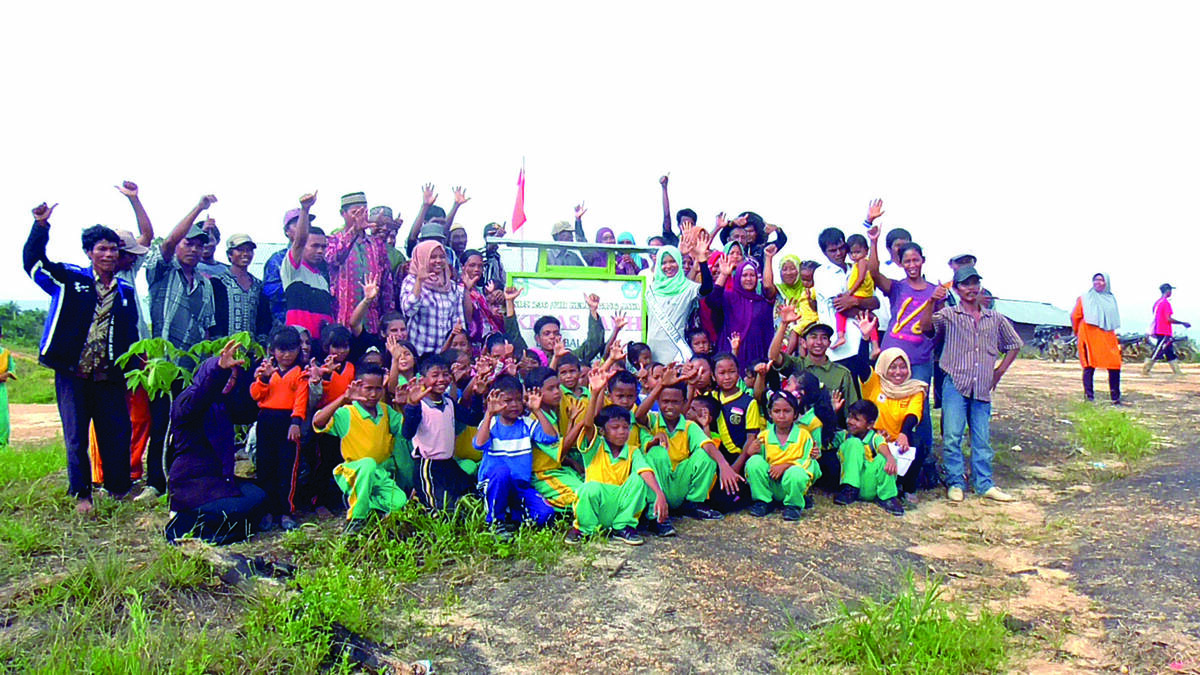 Peringati Hari Bumi, WWF Kunjungi SD N 236 Kelumpang Jaya