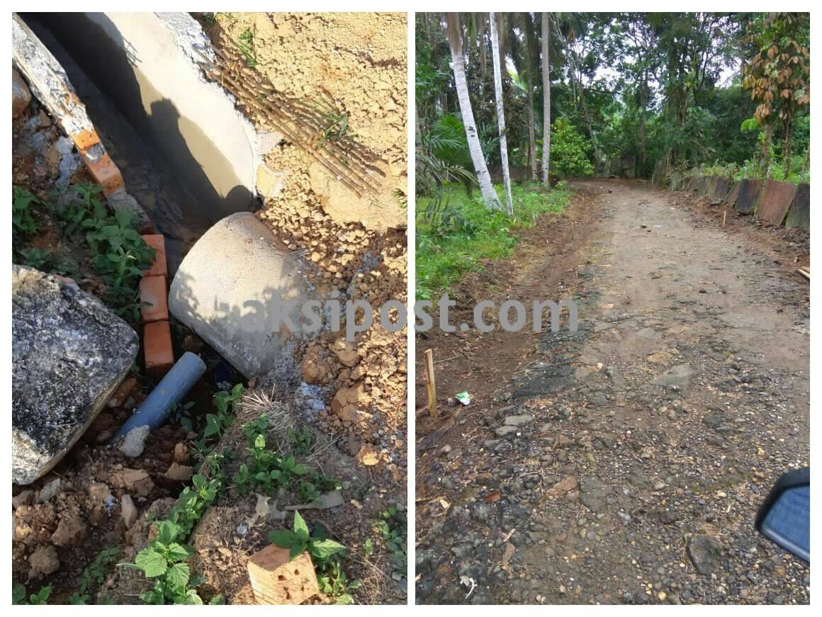 Sejumlah Proyek Di Dinas Perkim Tebo Diduga Dikerjakan Asal Jadi