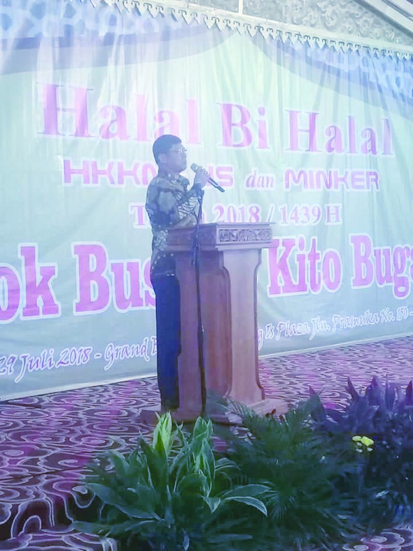 Walikota Sungaipenuh Hadiri Halal Bihalal HKK JS dan Minker