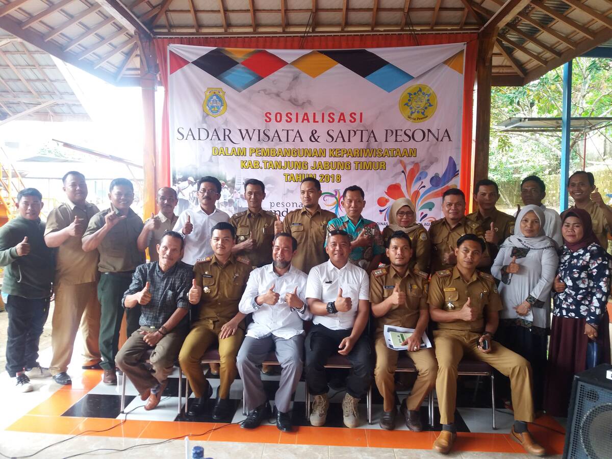 Disparbudpora Tanjabtim Sosialisasikan Sadar Wisata dan Sapta Pesona