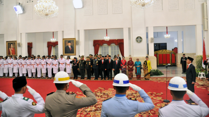 Presiden Kukuhkan Paskibraka 2018