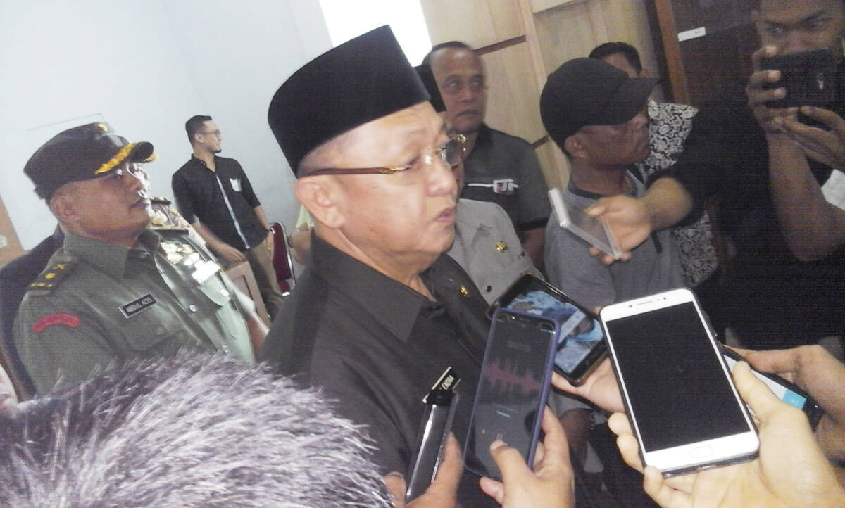Bupati H Cek Endra Prihatin Atas Dampak Ditiadakannya APBD-P Sarolangun 2018