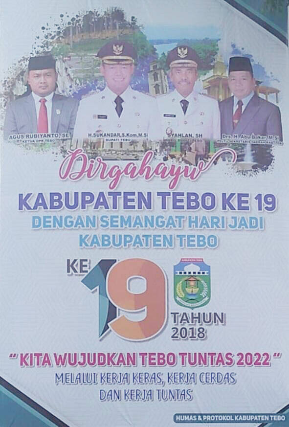 Suyadi, Hari Ini Plt.Gubernur Jambi Hadiri Sidang Paripurna DPR Pada HUT Tebo Ke-19