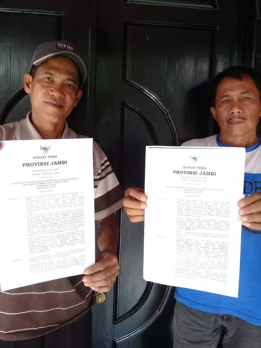 Kades Tambun Arang Mardiana Resmi Diberhentikan Sementara
