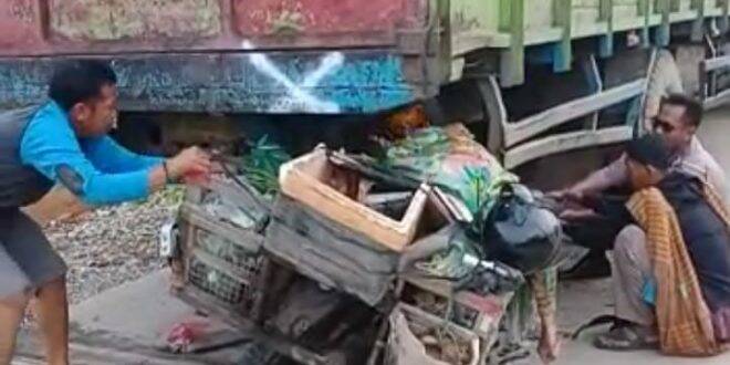 Tabrak Truk Parkir, Mahran Tewas Ditempat