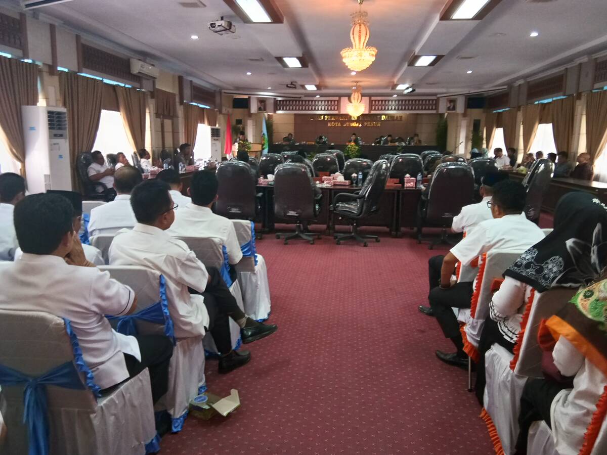 Paripurna Pandangan Akhir Fraksi Ranperda APBD 2019, Berjalan Lancar