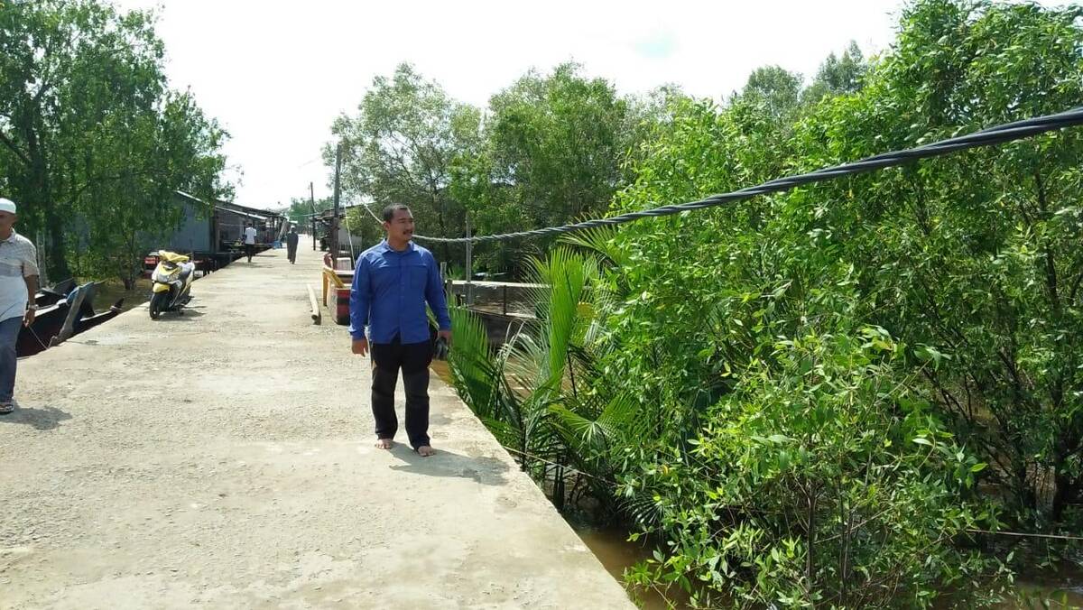 Kabel Listrik di Kampung Laut Ancam Keselamatan Pengguna Jalan