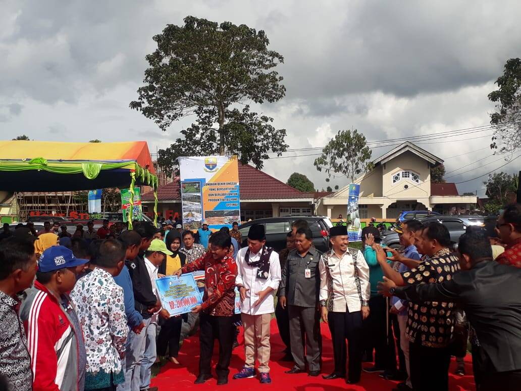 Bupati Kerinci, Dampingi Dirjen Perkebunan Serah Bantuan Bibit