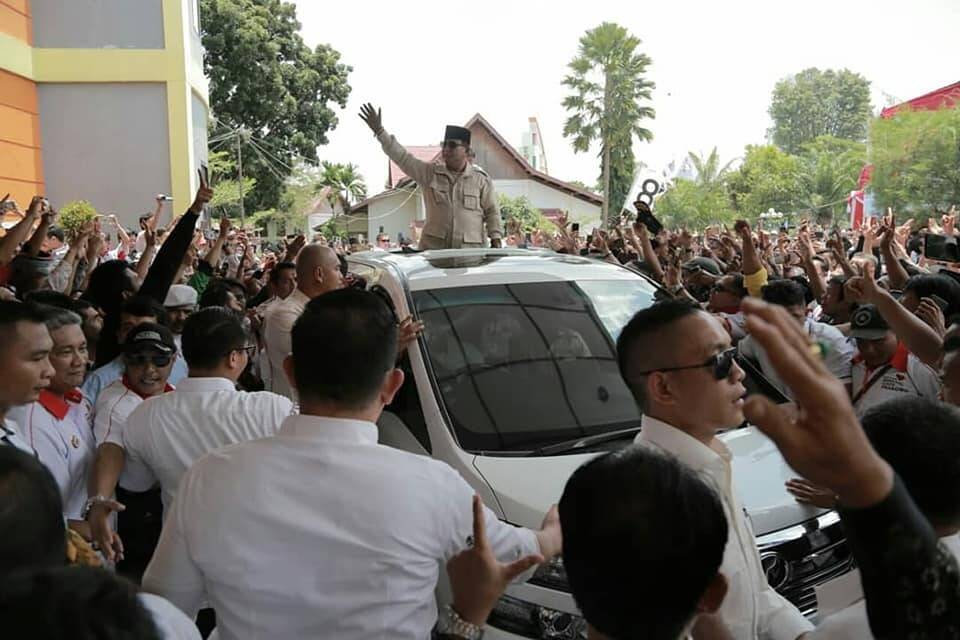 Prabowo: Sambutan Masyarakat Jambi Luar Biasa