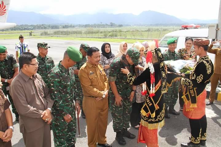 Bupati Kerinci Sambut Kasdam II Sriwijaya