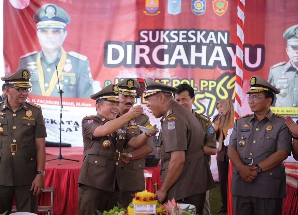 Merangin Sukses Gelar Puncak HUT Satpol PP ke-69