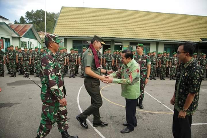 Walikota Sungaipenuh, Sambut Kunjungan Tim Wasev TMMD Ke-104