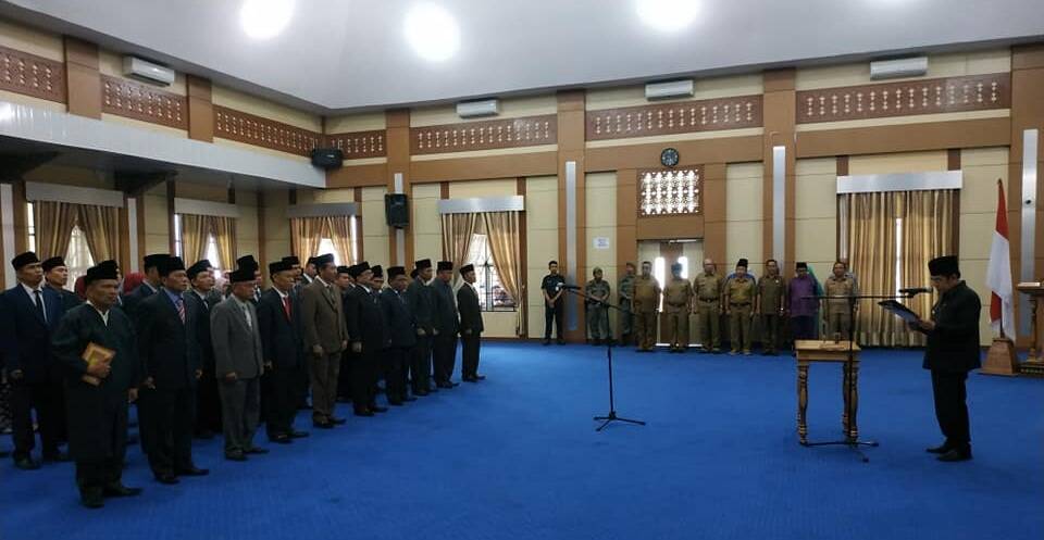 Wako AJB Lantik 63 Pejabat Pemkot Sungaipenuh