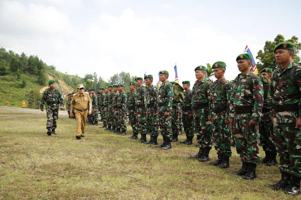 Wako AJB Pimpin Upacara Pembukaan TMMD Ke 104