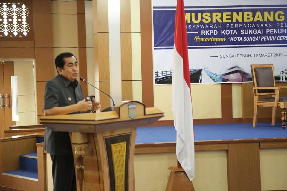 Wako AJB Pimpin Musrenbang Penyusunan RKPD 2020