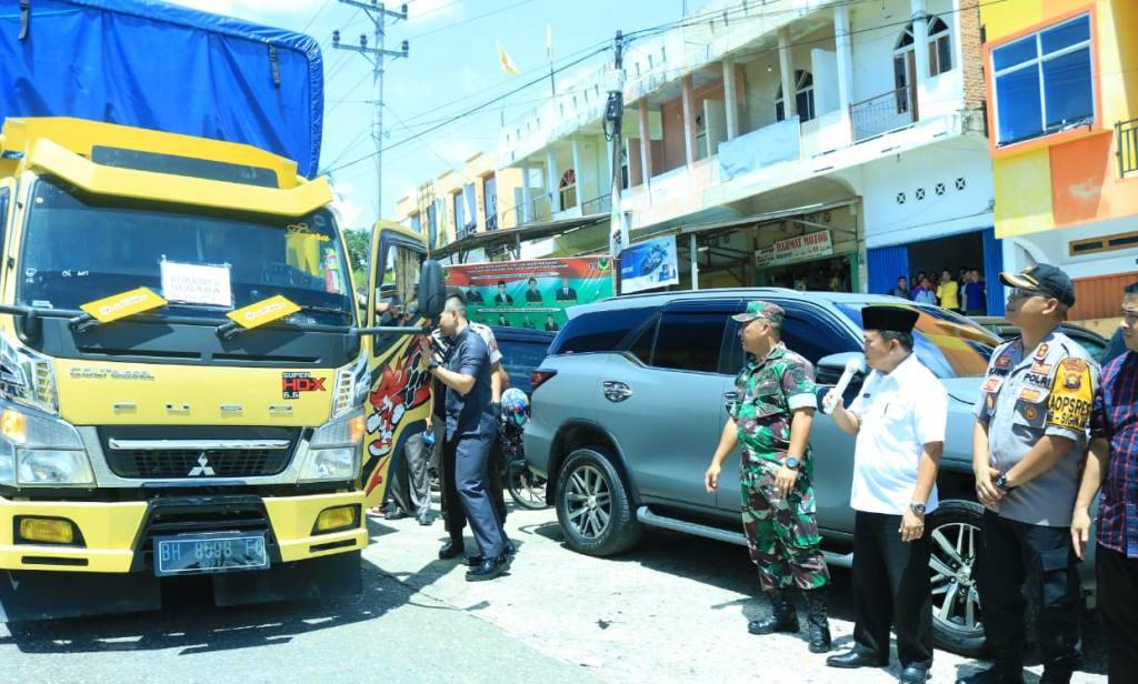 Al Haris Lepas Logistik Pemilu Ke Beberapa Kecamatan Yang Jauh dari Ibu kota Kabupaten Merangin