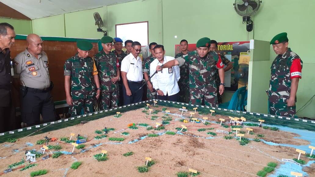 Tanggap Bencana, Kodim 0419/Tanjab Gelar Latihan Penanggulangan Bencana