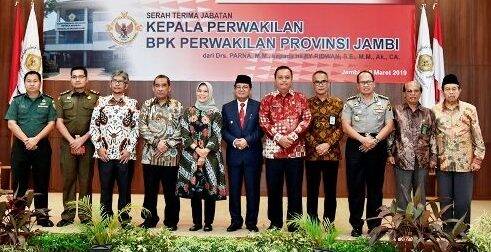 Gubernur Harap Sertijab Kepala BPK Perwakilan Jambi Beri Semangat Baru Tata Kelola Keuangan