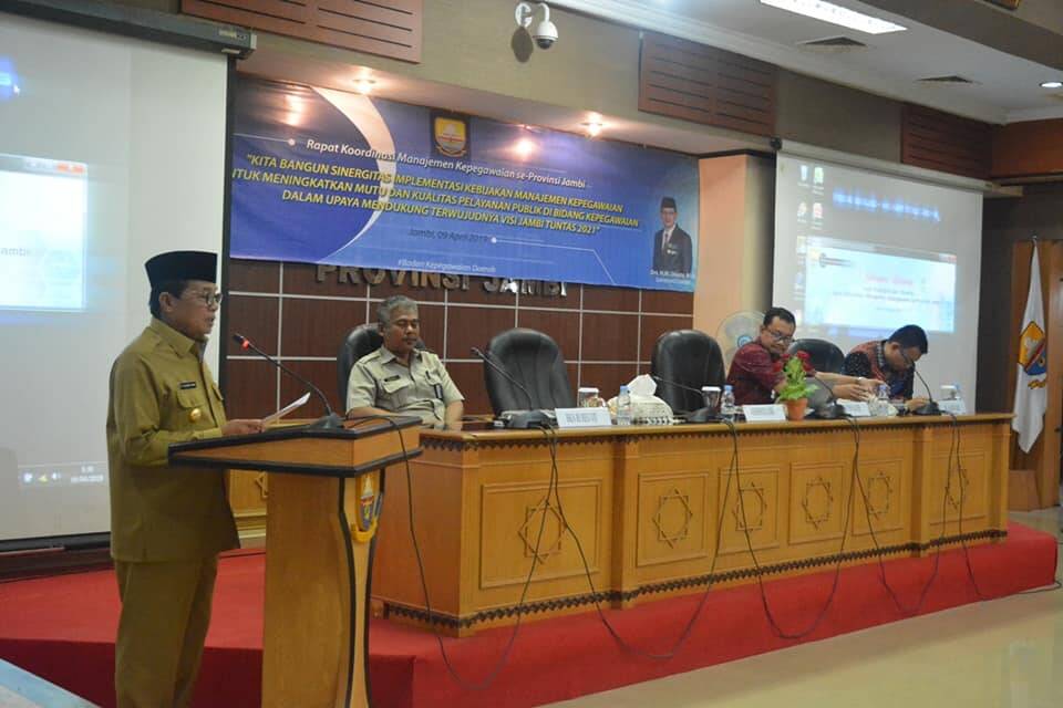 Gubernur Jambi: Tingkatkan Manajemen Kepegawaian dengan Tatanan Institusi yang Terprogram
