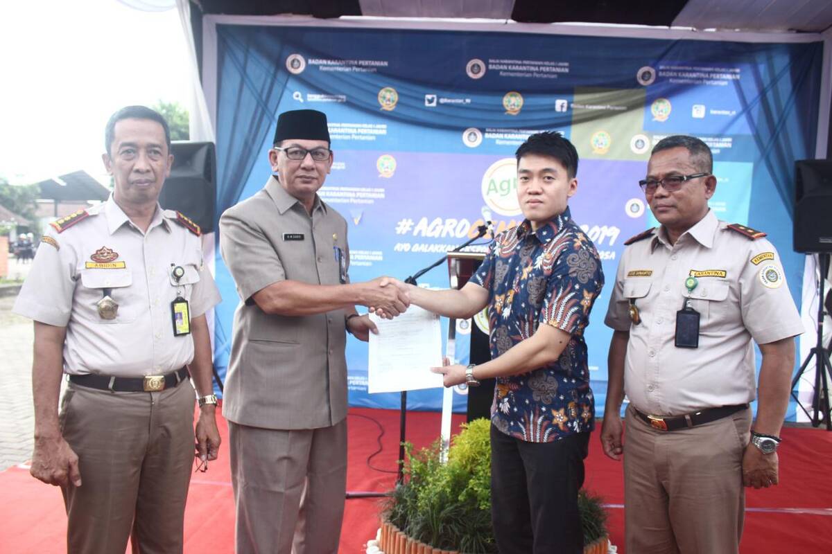 Sekda Lepas Ribuan Ton Ekspor Komoditas pertanian Jambi tahun 2019